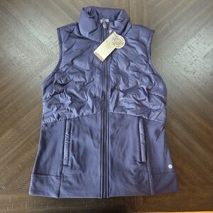 CALIA by Carrie Underwood Cold Dash Run Vest - Women's Size Small - Opulent Blue